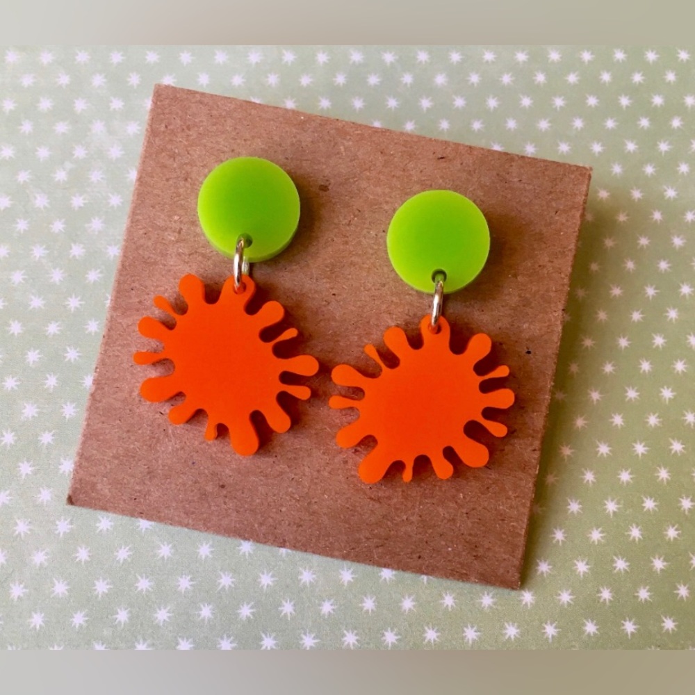 Nickelodeon Splat Slime Earrings